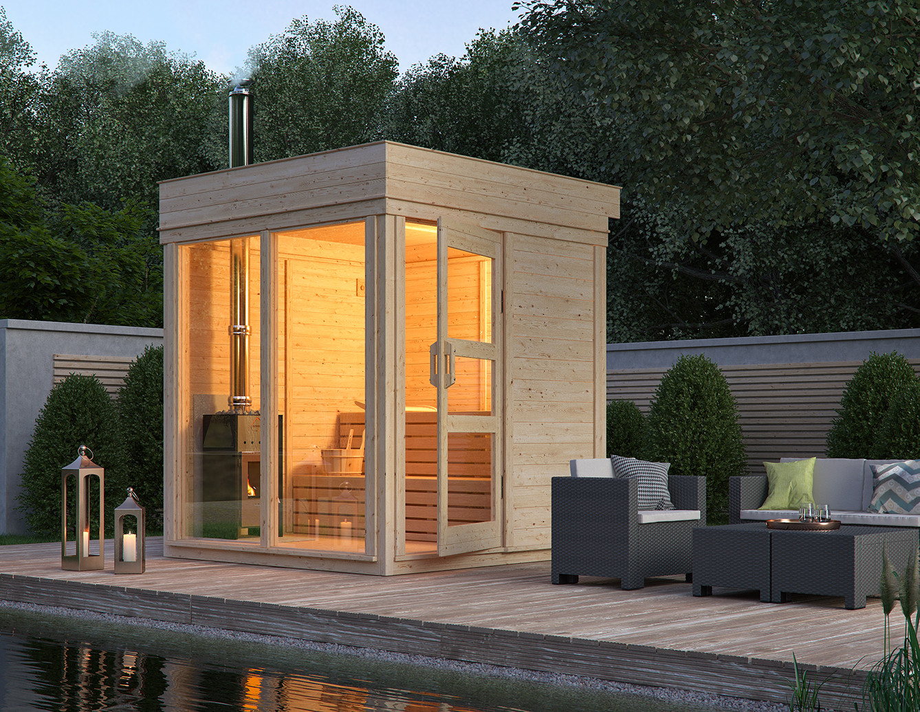 Die schönsten kleinen Gartensaunen 2019 Gartensauna klein aber fein